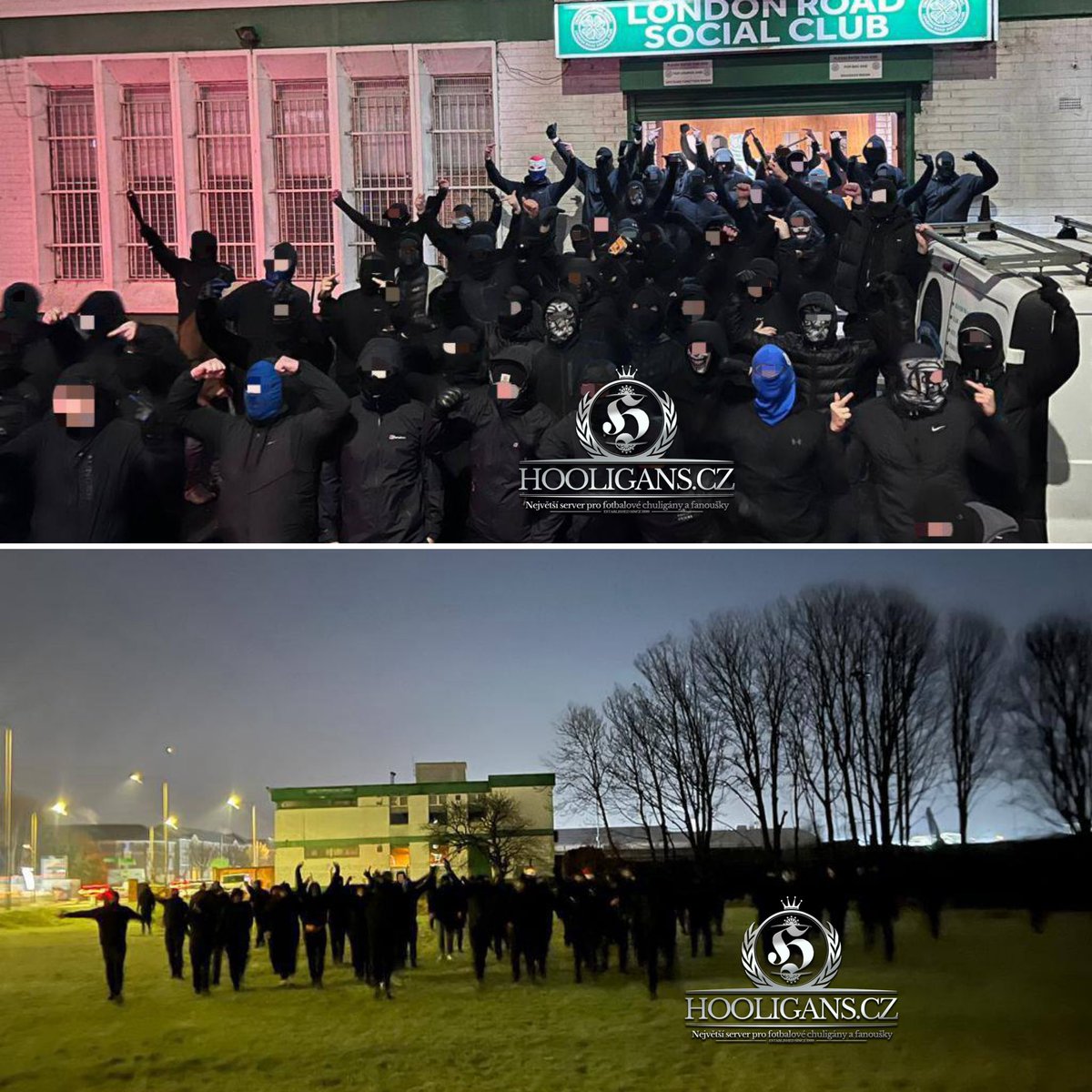 29.12.2023🏴󠁧󠁢󠁳󠁣󠁴󠁿Rangers outside Green brigades pub the night before old firm derby.

Rangers told Celtic they were coming but Celtic no show hooligans.cz