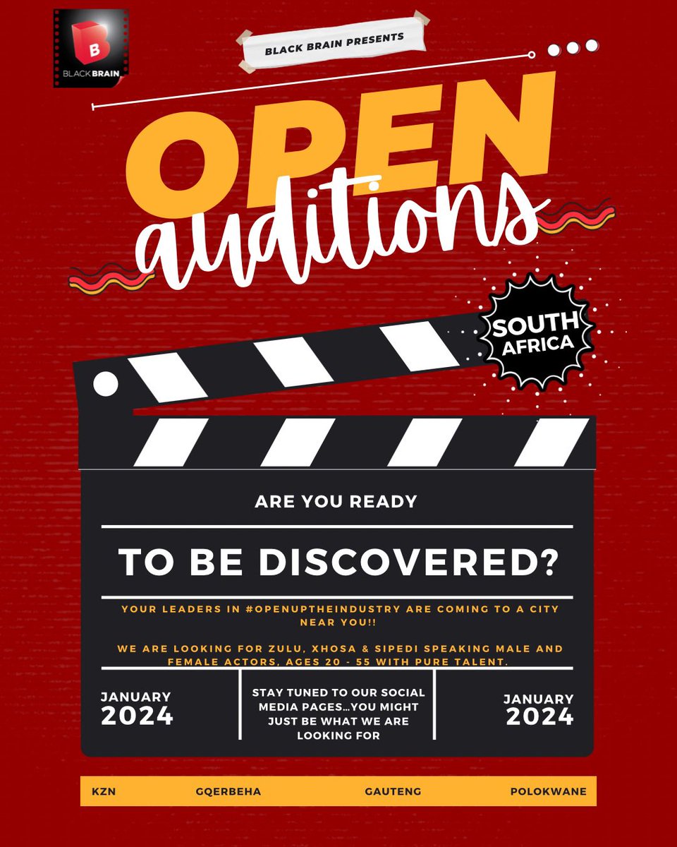 🌟 Are you ready to be discovered? ✨ #openuptheindusrty are back and we might be coming to a city near you! 🎭🎤 Get ready to showcase your talent and take the first step towards your dreams. Stay tuned for more details! 🌟 #BeDiscovered #OpenAuditions #TalentSearch