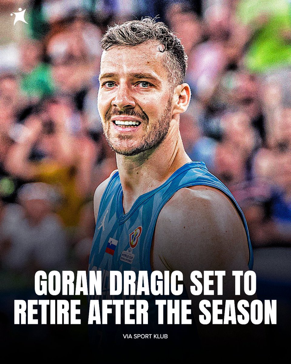 BasketNews_com's tweet photo. Goran Dragic has announced plans for a grand farewell game marking the conclusion of his 1⃣9⃣-year career 🫡 https://t.co/9l1XZz8HT5