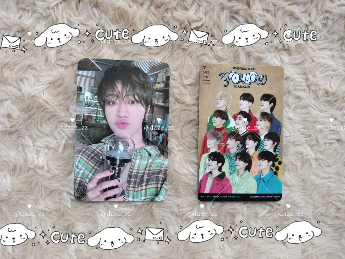 daze_zz's tweet photo. ขาย การ์ด
🩷 Caratzone the8 ดิเอท แปด 950 รวมส่ง 
🩵 บัตรแข็ง follow to Bangkok 200 รวมส่ง

#ตลาดนัดสวนแครอท #ตลาดนัดseventeen กะรัตโซน คอนเซบ https://t.co/jipsvYLUQl