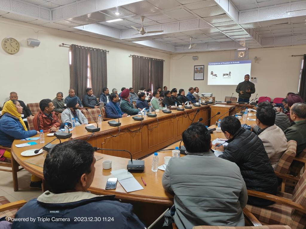 One day training program on School Safety and use of School Safety App for Block Education Officers organised by DDMA, Kangra
