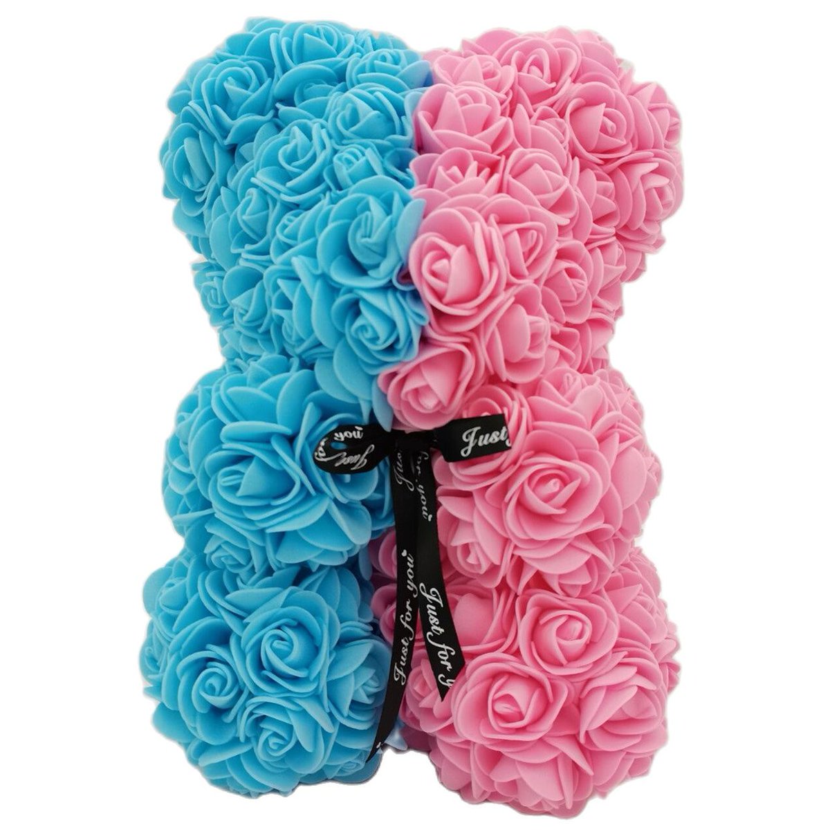 RealRoseBear's tweet photo. "Cherish the duality of love with the Two-Colored Rose Bear in Pink &amp; Blue, a whimsical creation 

https://t.co/pVB5cUrmu9

#Roses #rose #rosebear #bear #twocolored #TEDDYBEAR #Teddy #rosebearshop #rosetoy #realrosebear #puppyrosebear #premiumquality #whiterosebear #usashipping https://t.co/CuEIXX85WG