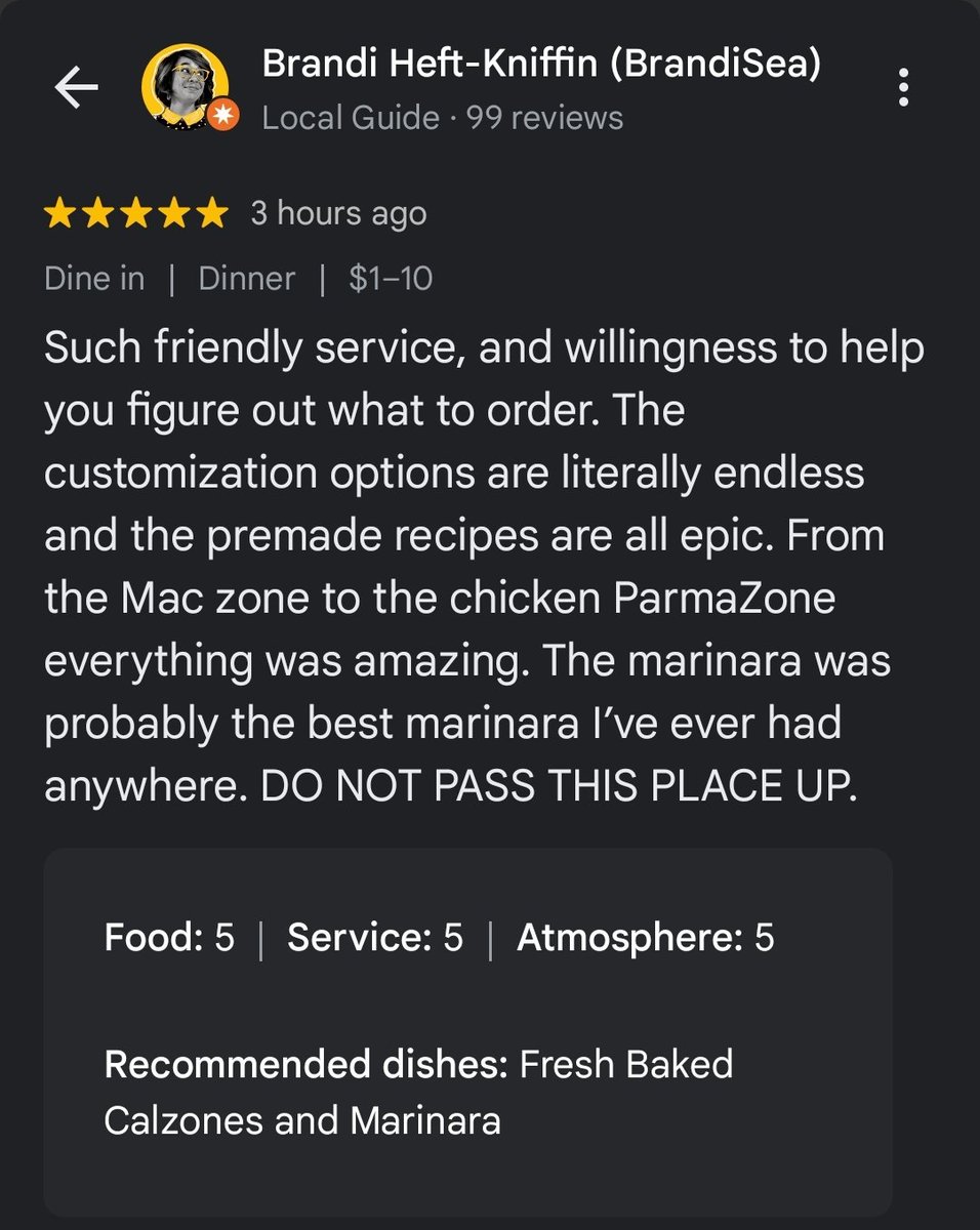 DPdoughTempe's tweet photo. Thank you, Brandi, for the ⭐️⭐️⭐️⭐️⭐️ Google review and pictures 📸! 

Order on our mobile app 📱 for exclusive offers and to earn D.P. Dough Loyalty Hearts ❤️ !

#TempeAZ #TempeArizona #ArizonaStateUniversity #ArizonaState #DPdoughTempe  #marinara #chickenparmazone https://t.co/4Gt8h3WP6z
