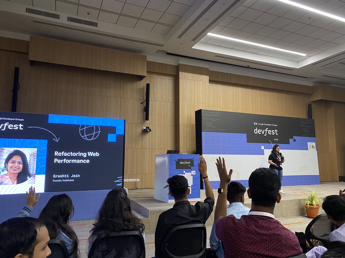 gdgnagpur_'s tweet image. Join us for @srashtisj ‘s engaging session on refactoring the Web performance. 

Learn more about Core Web vitals and some great insights✨

#devfestfestnagpur2023
#googlefordevelopers
#devfest2023