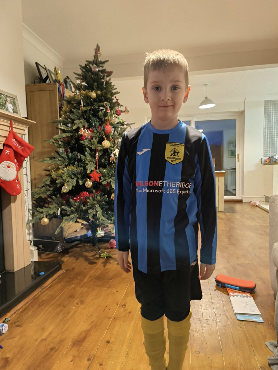 Ollie's first game for ryton u6's away at Chester le street. Proud dad