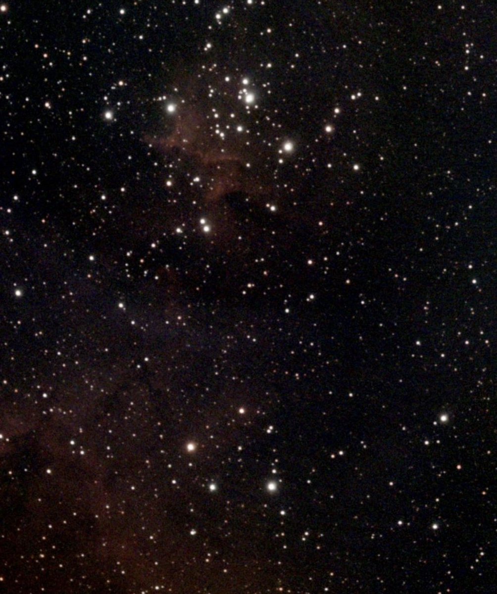 My shot of the #Heart #Nebula, NGC 896! The nebula is primarily made of ionized hydrogen and sulfur gas, given its iconic red color from radiation from nearby #stars! #Astrophotography #Space 

Taken on #myvespera <a href="/Vaonis_fr/">Vaonis</a>