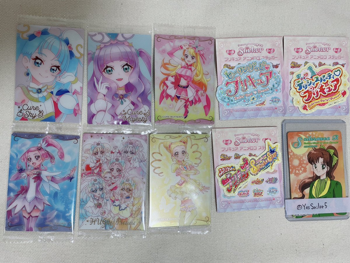 YesSailor5's tweet photo. 🍒プリキュア 交換🫐

譲: 画像1.2

求: 画像3

お気軽にお声掛けください☺︎

検索用
ウエハース ロゴステッカー 全プリキュア展 入場特典 クリアカード エポスカード ミニカード https://t.co/KpHnCL5Lro