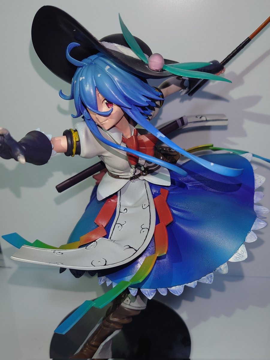 mochy_mm's tweet image. 天子の旅フィギュア完成しました！
 #東方Project