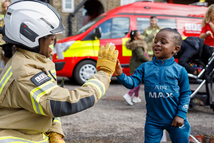 In 2023 we welcomed you into our stations 🎆 

We opened our red doors to the public for open day events across #London, providing residents and visitors an opportunity to meet their local crews &amp; hear valuable life-saving safety advice orlo.uk/lrQde #LFB2023