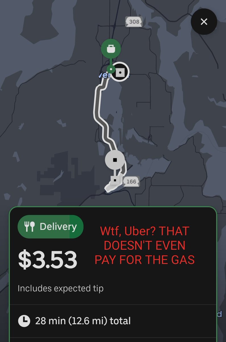 Mz3nny's tweet image. #DriverView #PreTipping #UberEats