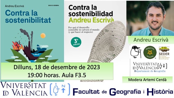 Andreu Escriva a la seua xerrada a Valencia per a Secomal #secomal #aico68 <a href="/GVAagricultura/">GVA Agricultura, Agua, Ganadería y Pesca</a> <a href="/GVAMediAmbient/">Recuperació M. Ambient Infraestructures Territori</a> @GVAinnovacion <a href="/UV_EG/">Universitat València</a> <a href="/CdCienciaUV/">UCC+i UV</a> ⁦<a href="/FacGeoiH/">Facultat Geografia i Història UV</a>⁩