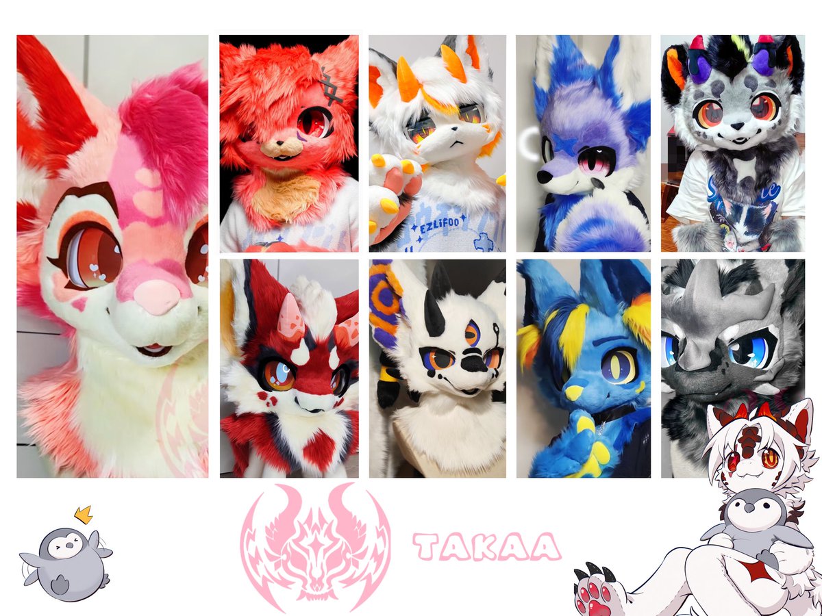 Hi! I’m Takaa🐾🌋, a Fursuit Maker~
Here are some of my works. Hope to become friends with you all!＞＜
#furry #fursuit #furries #furryart #kemonosuit #kemonofursuit #furryfandom #fursuting #kemono #furrycommunity #fursuitmaker