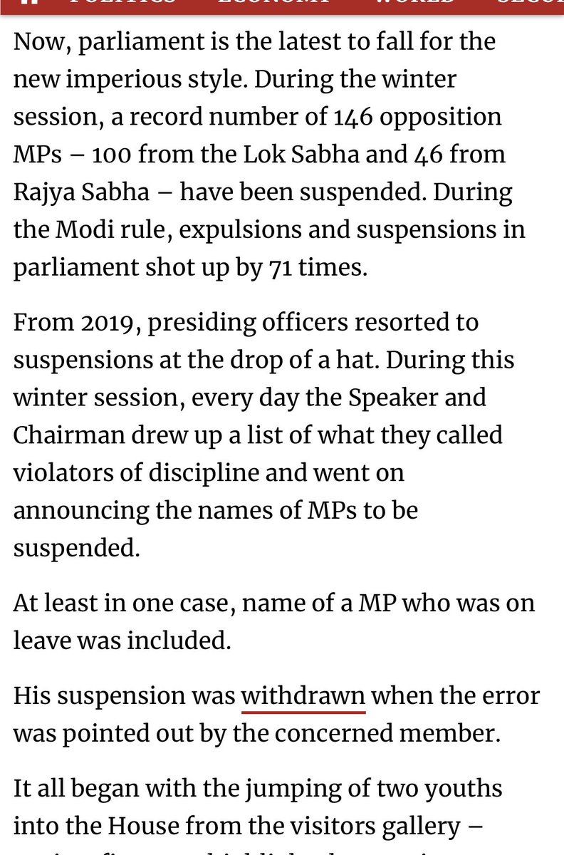 ABRAPOLU's tweet photo. #Governance Grounded To Grave
“Not Allowing Parliament To Function is a form of Democratic Protest” @SushmaSwaraj
“When Parliament is used to ignore issues… obstruction not undemocratic” @arunjaitley
Both of @BJP4India Shame 
@thewire_in veteran #PRaman
https://t.co/AHi6Z2gVFd https://t.co/vCgFcSpuBA