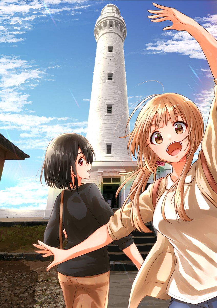 「#今年も残りわずかなのでお気に入りの4枚を貼る  後半時間なくてあまり旅に出せな」|護摩所あすか@天色ﾀﾞｲｱﾘｰ⑬巻発売中のイラスト
