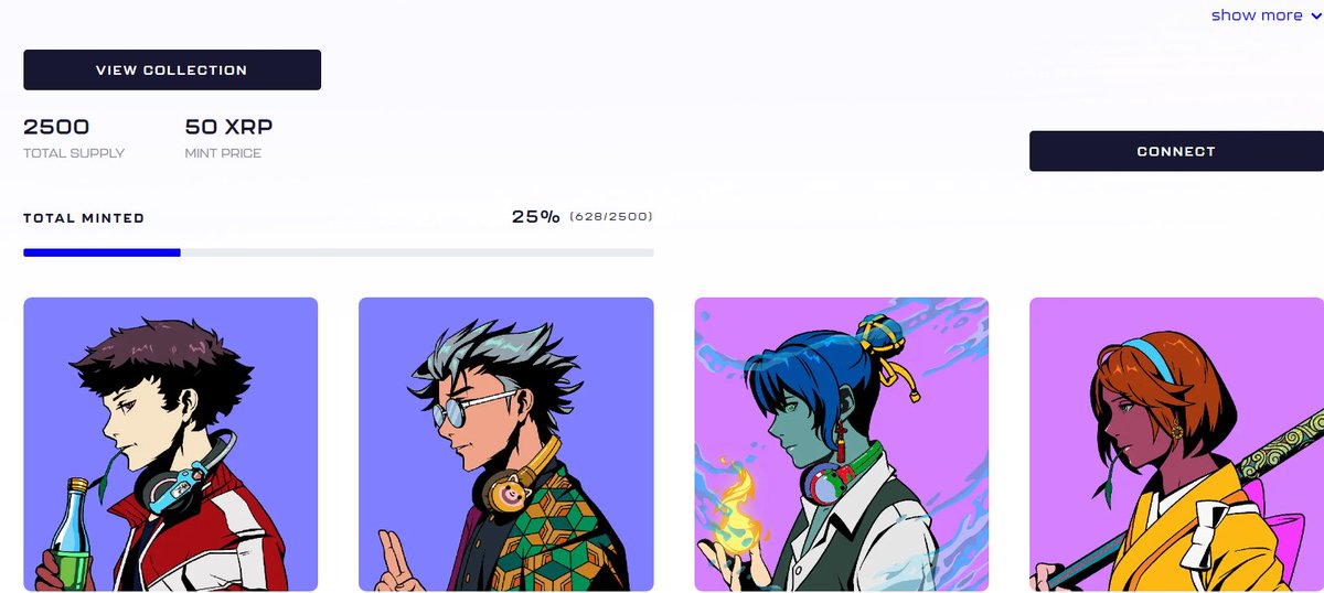 The Rise of OtakuLegends" - an electrifying NFT collection on #XRPL <a href="/OtakuLegends1/">OtakuLegends</a> 

Only 628 minted so far! Get yours for 50 XRP. Don't miss out! #NFT #OtakuLegends #XRPL

✅Mint nft.onxrp.com/launchpad/deta…