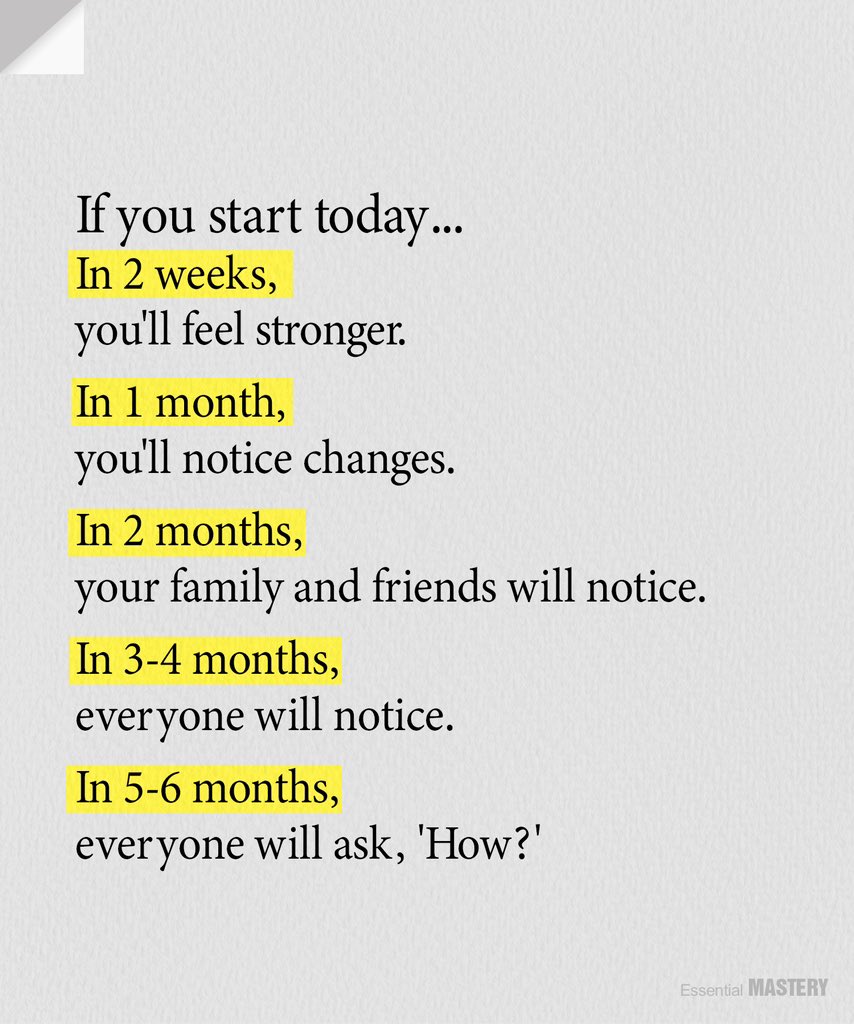 If you start today,