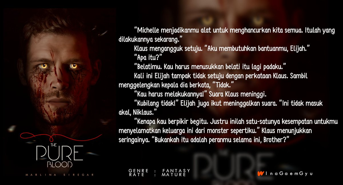 InaGaemGyu's tweet photo. CHAPTER 12 #WattpadIndonesia #WattpadRekomendasi #WattpadStory #Fantasy #WattpadRomance #WattpadFantasy #Vampire #RekomendasiWattpad
Link in bio https://t.co/LhvhiJmcf6