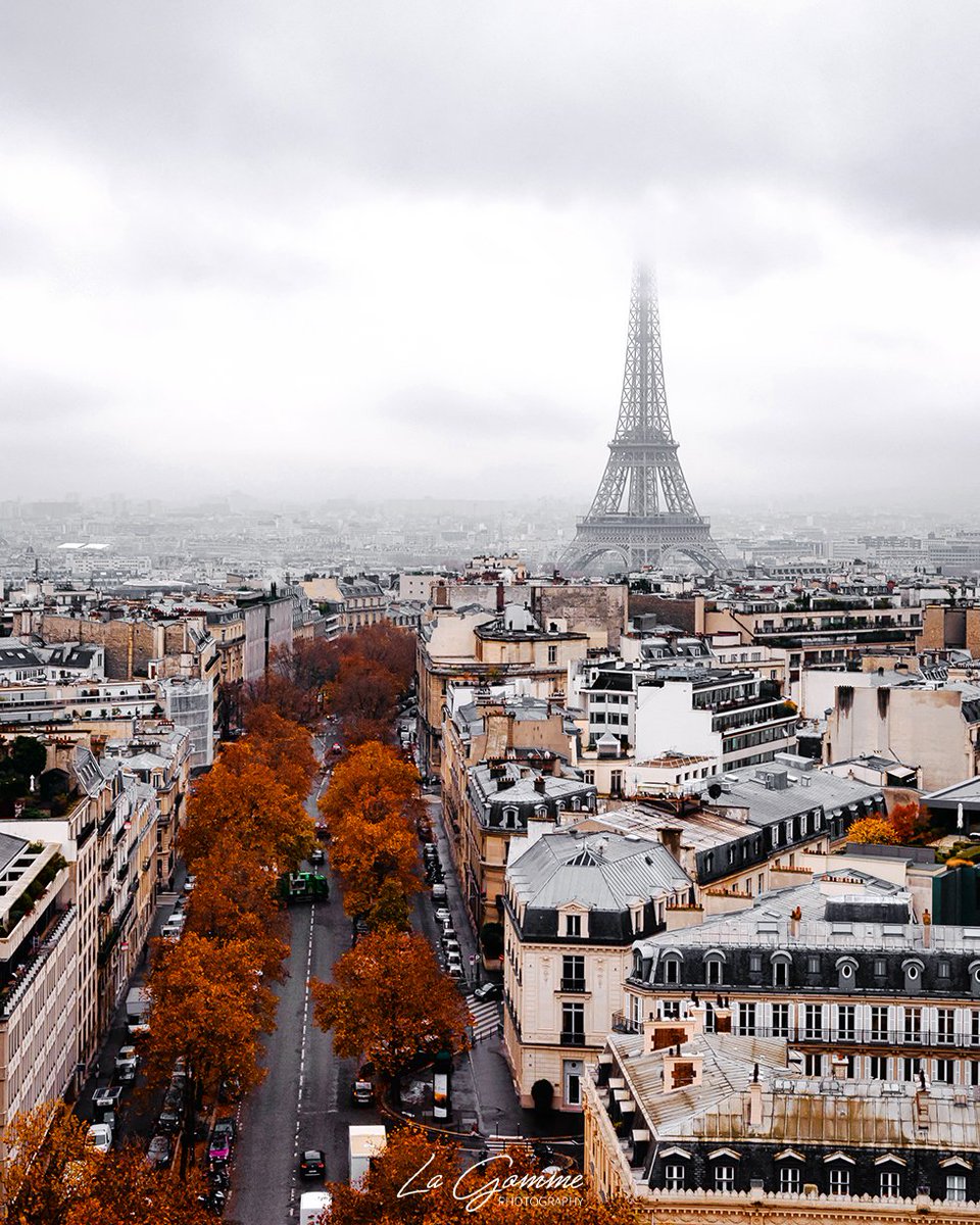 🍂 Parisian View from Arc de Triomphe #Paris #arcdetriomphe #toureiffel #eiffeltower #parisianview #nikon #nikonfr #nikoneurope