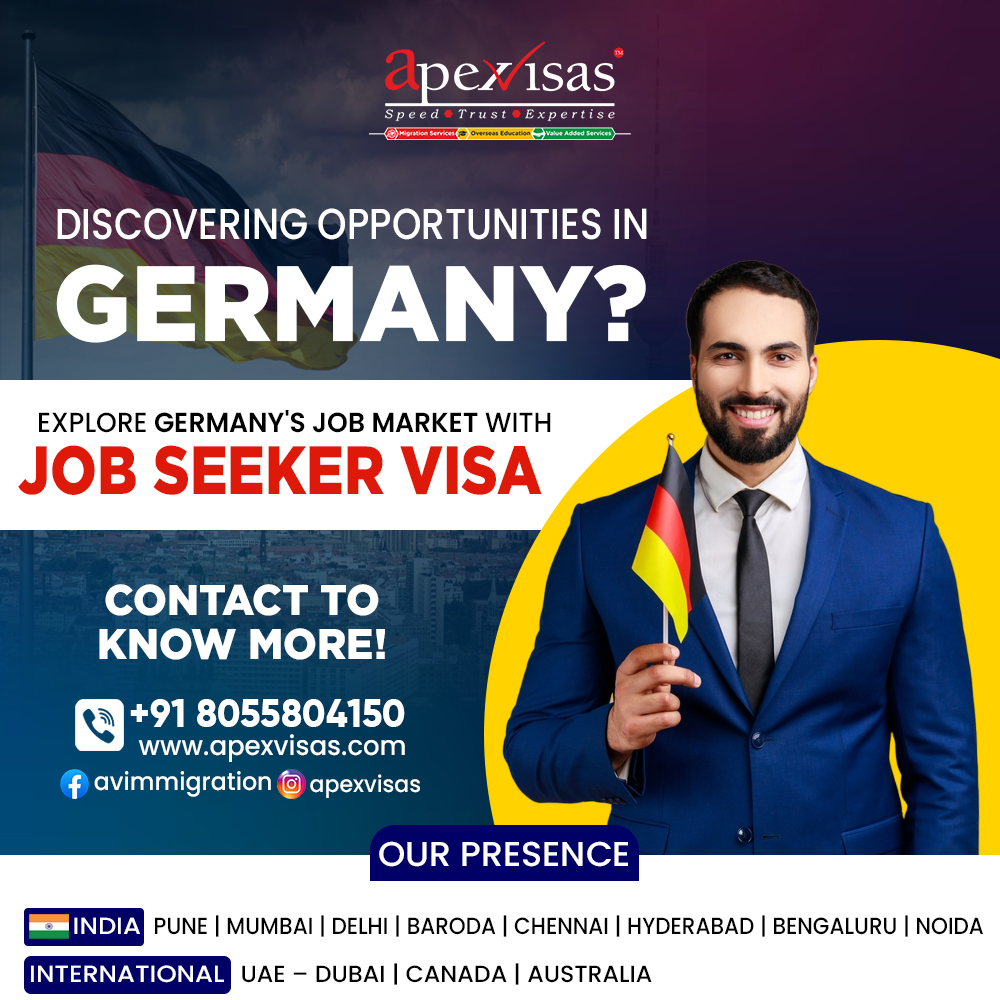 VisasApex's tweet image. Unlocking Opportunities in Germany: Job Seeker Visa

📞+91-80558 04150
🌐 apexvisas.com

#jobseekersvisa #germany #linkedinposts #jobseekers #germanyjobs #germanyjobseeker #germanyworkvisa #workvisa #immigration #migration #visa #visaexperts #ApexVisas