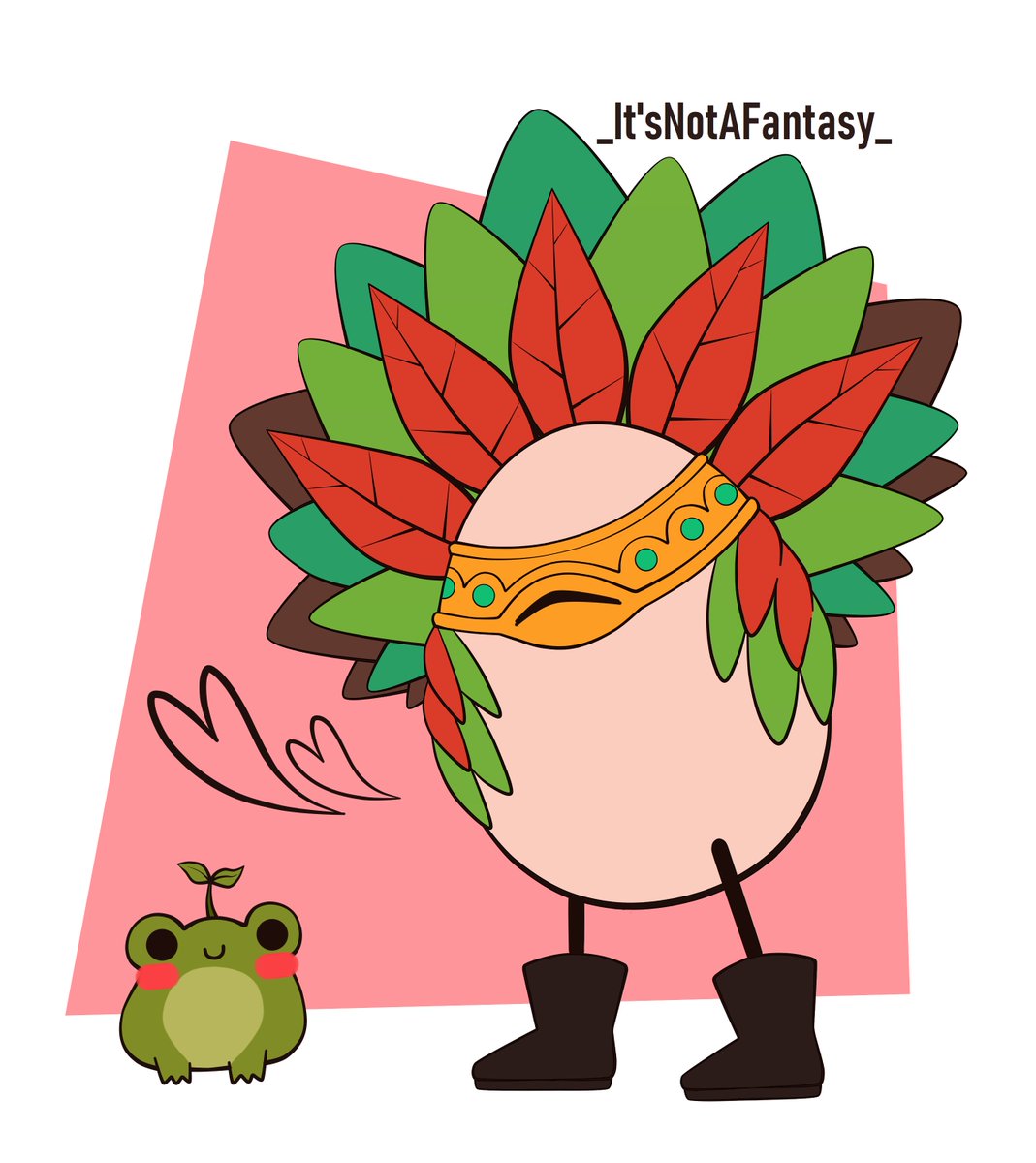 Fantazzzy_'s tweet photo. 🌼; ¿Buenos días...?
» No podía dormir, así que dibujé a mi hijo-huevo con "Rubia sol, morena luna" de fondo. 🤟✨

— "Abeloid" es descendiente mío y de @Im_Mexictli. #QSMPeggstwt #OCArt. https://t.co/6Px11QtULr