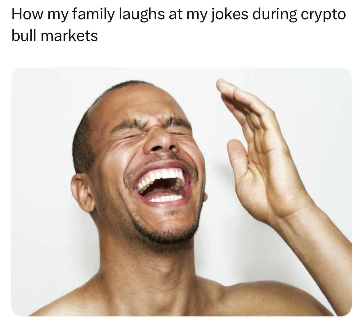 dextrade_'s tweet photo. Everyone's a comedian when the charts are green! π Keep the good times rolling and start trading on https://t.co/vRfVTYbmaL #CryptoHumor #BullMarketLaughs #TradeWithASmile https://t.co/E2gNtL5TcA