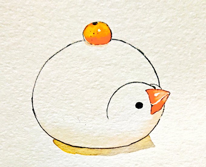 「鏡餅 オレンジ」のTwitter画像/イラスト(新着)