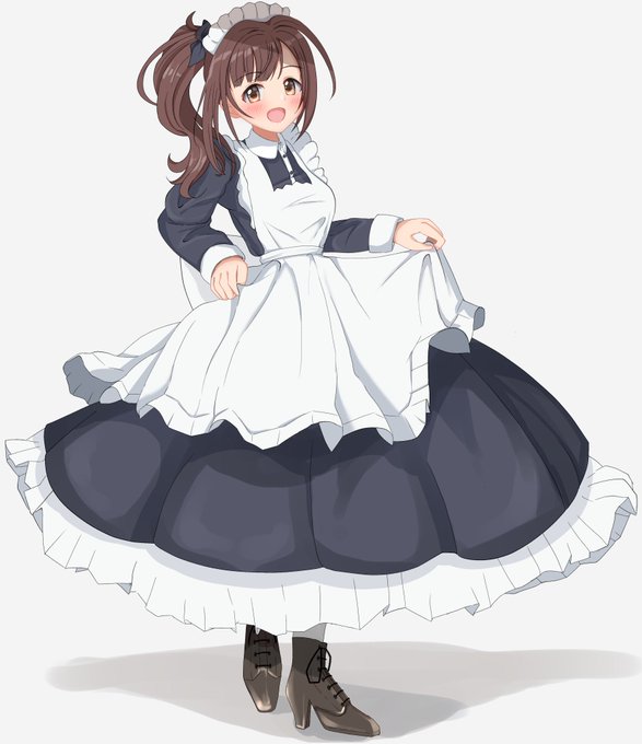 今メイド服が熱いらしいのでメイド服響子再掲 ちゃんとカチューシャもある!