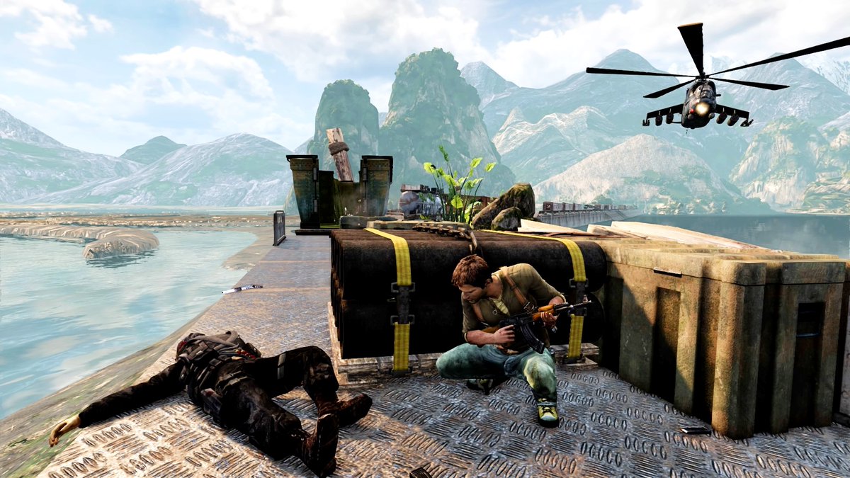 13brevkasse's tweet photo. #Train @rdrgtafan #VGPNetwork #Uncharted2 #ThePhotoMode #Container @Defalt368 #Trainyard #XboxShare #RPG @Keng_console #Drake #PS4Share #Uncharted #VPRT #Nathan @BenioRouge #Helicopter #TheNathanDrakeCollection #Urban #BattleOfTheBaddest #GamingCommunity #Locomotive https://t.co/C76lPisv3Z