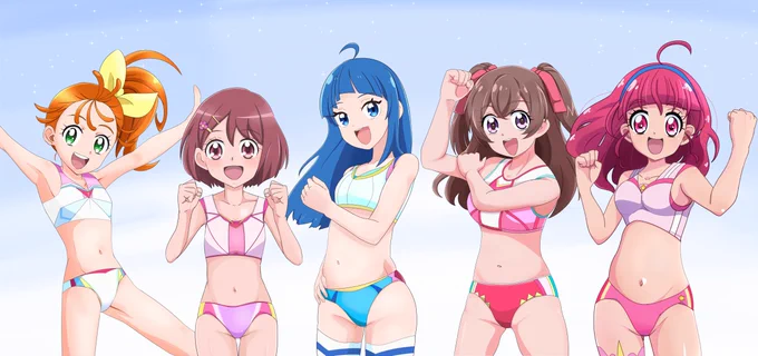 今年1番推したプリキュアのかわりに直近5年のキュアブルマ併せつくりました来年もよろしくブルマ 
