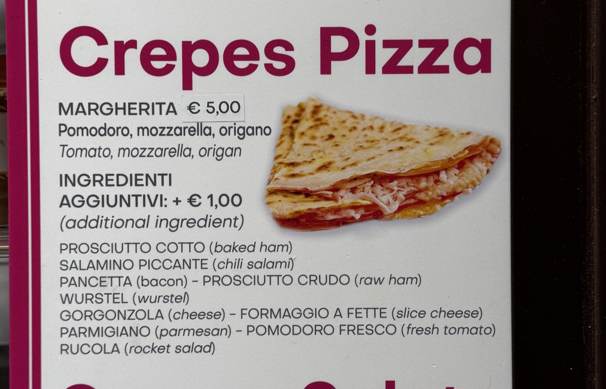 Qué opinamos de la Crepe Pizza?