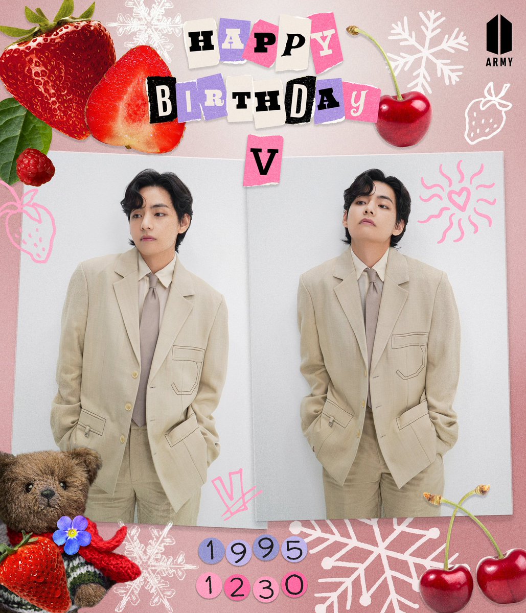 LGejji's tweet photo. WISH YOU VERY HAPPY BIRTHDAY TAETAE 💚🐻 MY LUV 
I HOPE U STAY HEALTHY AND SAFE IN MILITARY 🪖💖
I PURPLE U 💜 #HappyBirthdayTaehyung #HappyTaehyungDay #OurWinterBearV #TaehyungDay https://t.co/L4oOAMTcNb