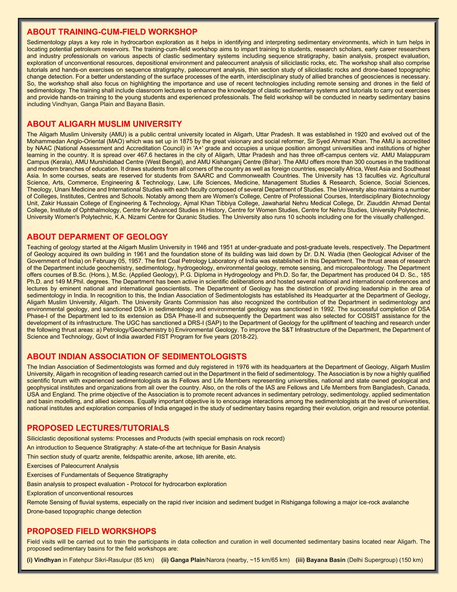 Indian Association of Sedimentologists tweet media