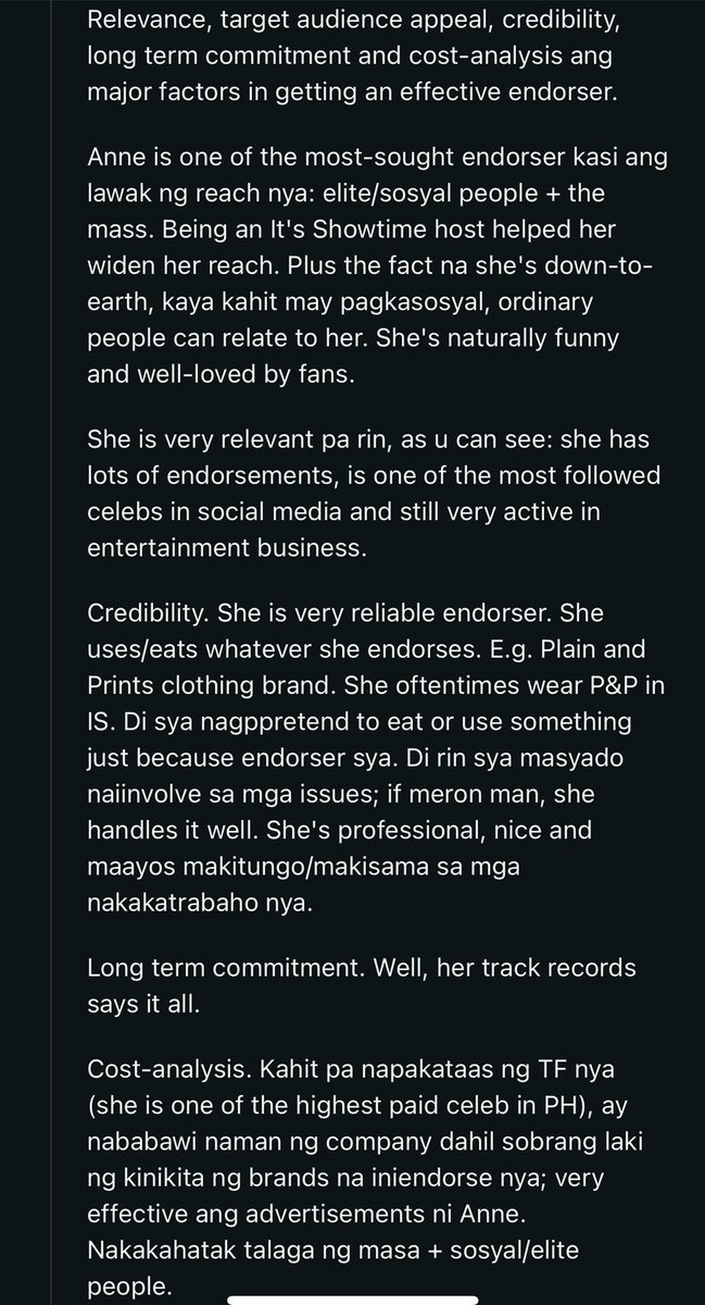 annecurtispls's tweet photo. BOOGSH 👏 ANNE 👏 CURTIS 👏 AS 👏 ONE 👏 OF 👏 TOP 👏 CELEBRITY 👏 ENDORSERS 👏

One page enough to fit sa screen ang sagot!!! https://t.co/fP7yswZ342