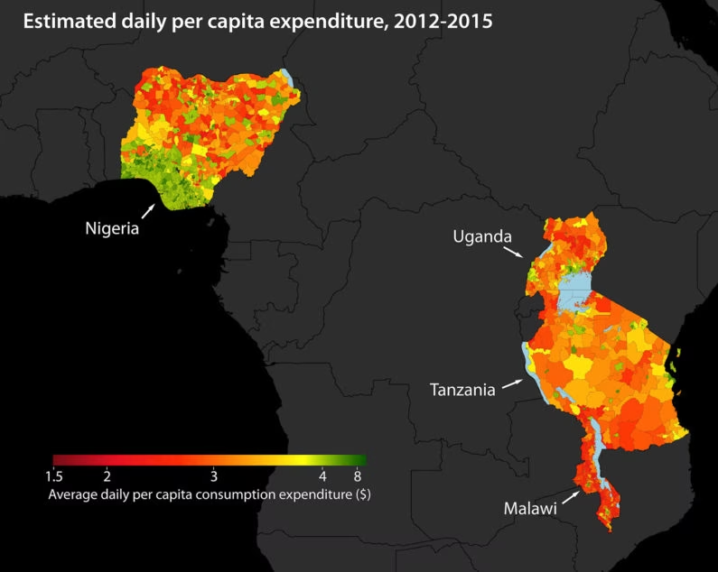 How Stanford AI Lab measures poverty using daytime satellite images.

PLUS, how to process Black Marble nightlights data, and how to use Google Earth Engine with R.

Here's an overview of the topics I covered this week: