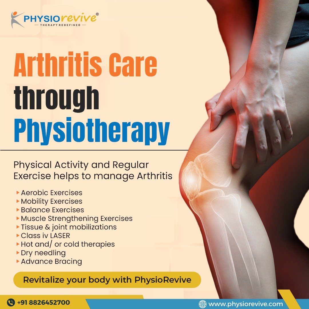 Embrace the power of Physiorevive and regular exercise to manage arthritis effectively.

Book an Appointment with us Today - +91 88264 52700
Learn More at: lnkd.in/dD7Tcuqc

#arthritis #arthritisrelief #arthritisproblems #arthritistreatment #mobility #balance
