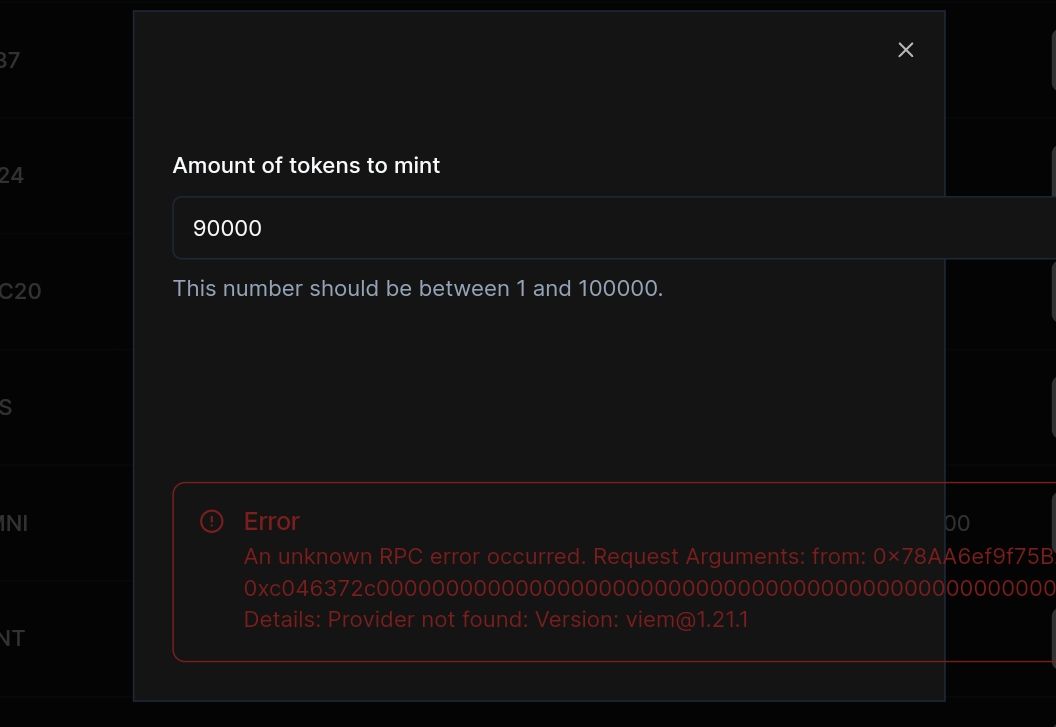 <a href="/DotIns_io/">DOTins | Omni-Inscriptions Marketplace</a> This is the error for mint. The domain also gives ! Error. Which is less than helpful to determine the problem