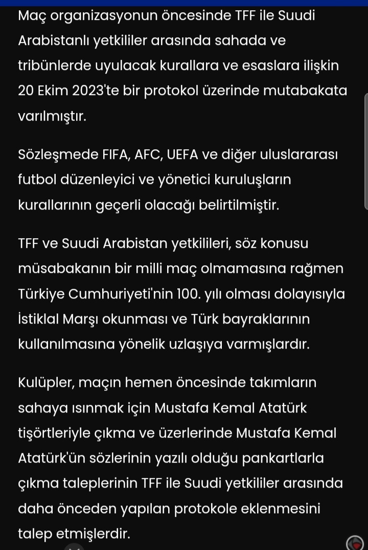 20 ekimde talep etmediklerini maçtan bir gün önce talep etmekle iyi ...... yediniz. 
Sizin Atatürk sevginiz de bayrak sevginiz de sahte.