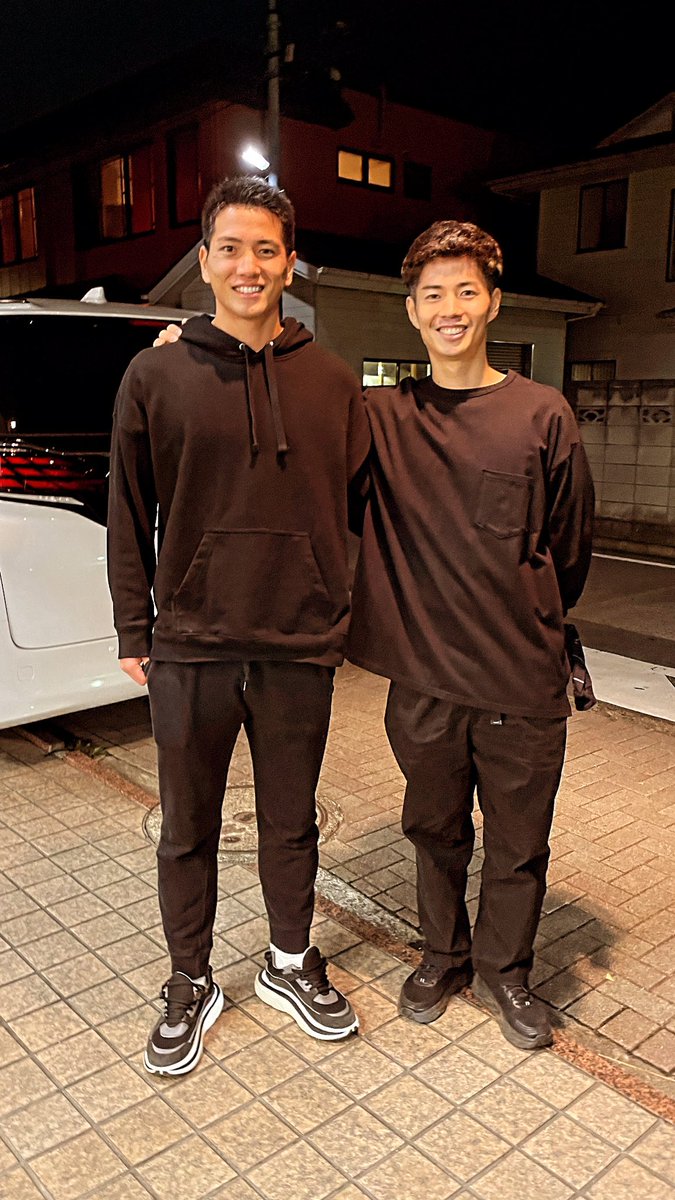 TAKA18_bros's tweet photo. コウヘイ&amp;タクミ
2人ともパパになってとても凛々しく逞しくなりました！
月日が経つのは早いわ〜
最後の最後に来てくれてありがとう！！ https://t.co/cwbznH3mBk