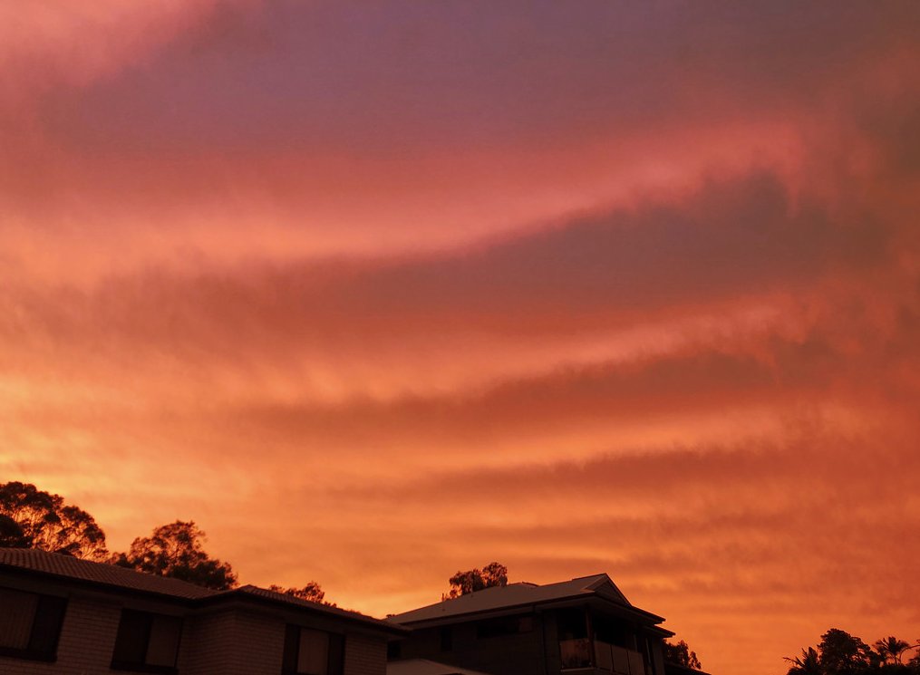 My live view of one of the most stunning post-rain sunsets I've seen for quite a while!