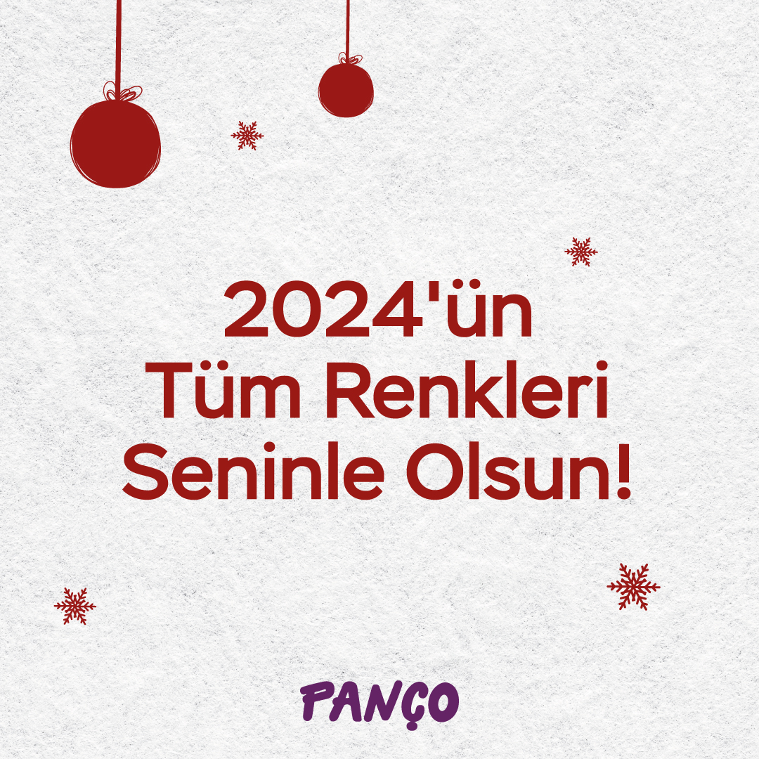 Her yıl yeni başlangıçlara gebedir...

Yeni yılın da hepinize sağlıklı, mutlu ve huzurlu bir başlangıç getirmesini dileriz.

Hoş geldin 2024!

#Panço #PançoKids #PançoHepSeninle #YeniYıl #Yılbaşı #HoşGeldin2024