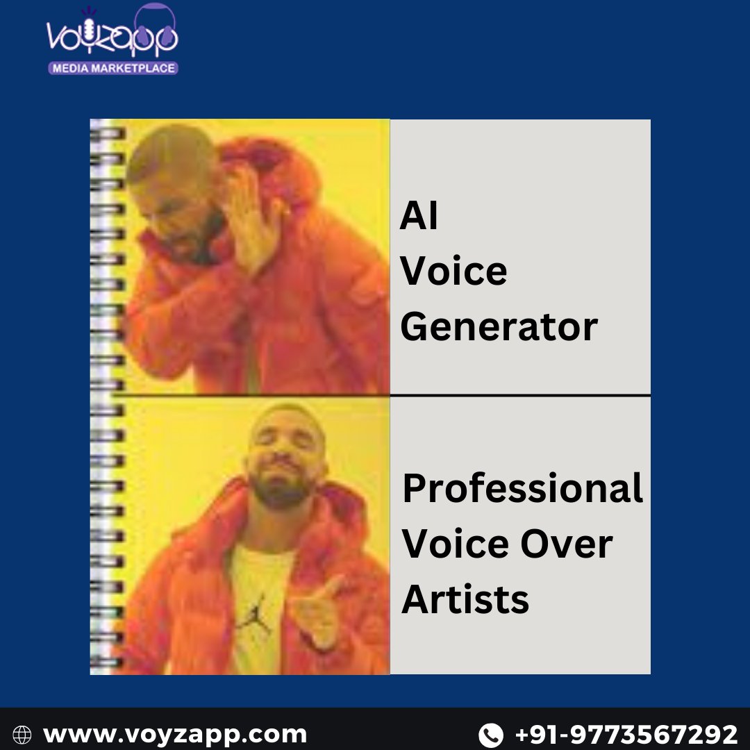 Thought AI voice could give wings to your ad? Think again! Nothing beats the emotional quotient of a professional voice actor! . . . . #MemeOfficial #OfficialMemes #MemesApproved #VerifiedMemes #OfficialMemePage #NativeSpeaker #FluentIn #MotherTongue #LanguageExpert #SpeechCraft