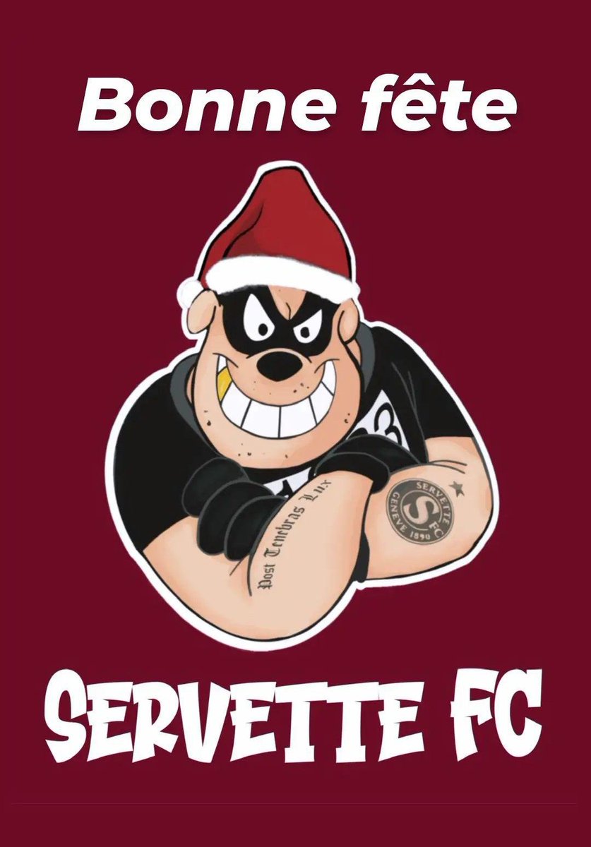 Scuuuuze's tweet photo. Bonne fête de fin d'année à tous !!!
SEULEMENT LE SERVETTE⚔️🇱🇻🔥

✍🏻 @24Mumei https://t.co/qrC5ocjXAg