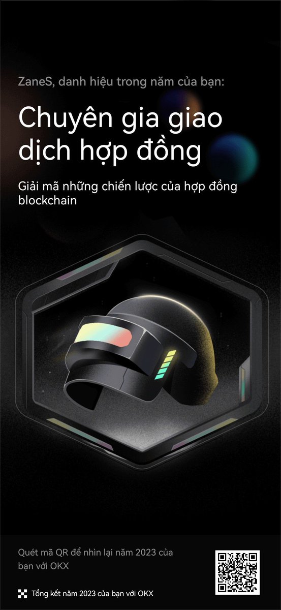 ZaneSoul09's tweet photo. Khám phá năm 2023 của bạn cùng OKX
 #OKX2023
@okx_vietnam https://t.co/tMdwHPdnyf