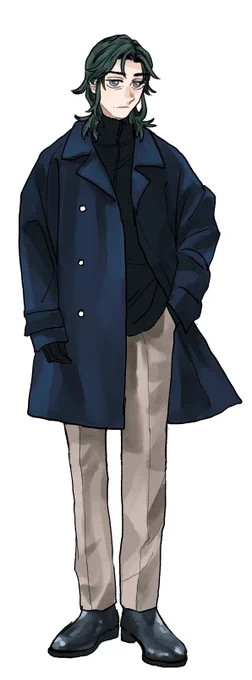 安谷屋真修(ショタのすがた)と安谷屋真修(私服のすがた)
