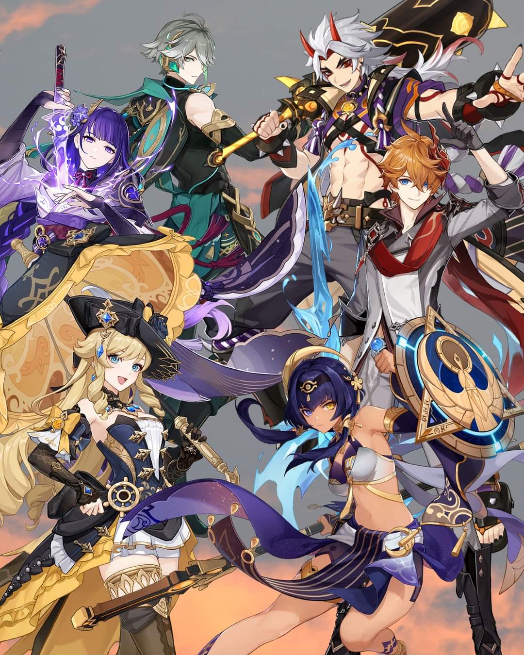 Teyvat Tabloid ⚡ LORE & MEMES ⚡ on X: “Characters who got their 