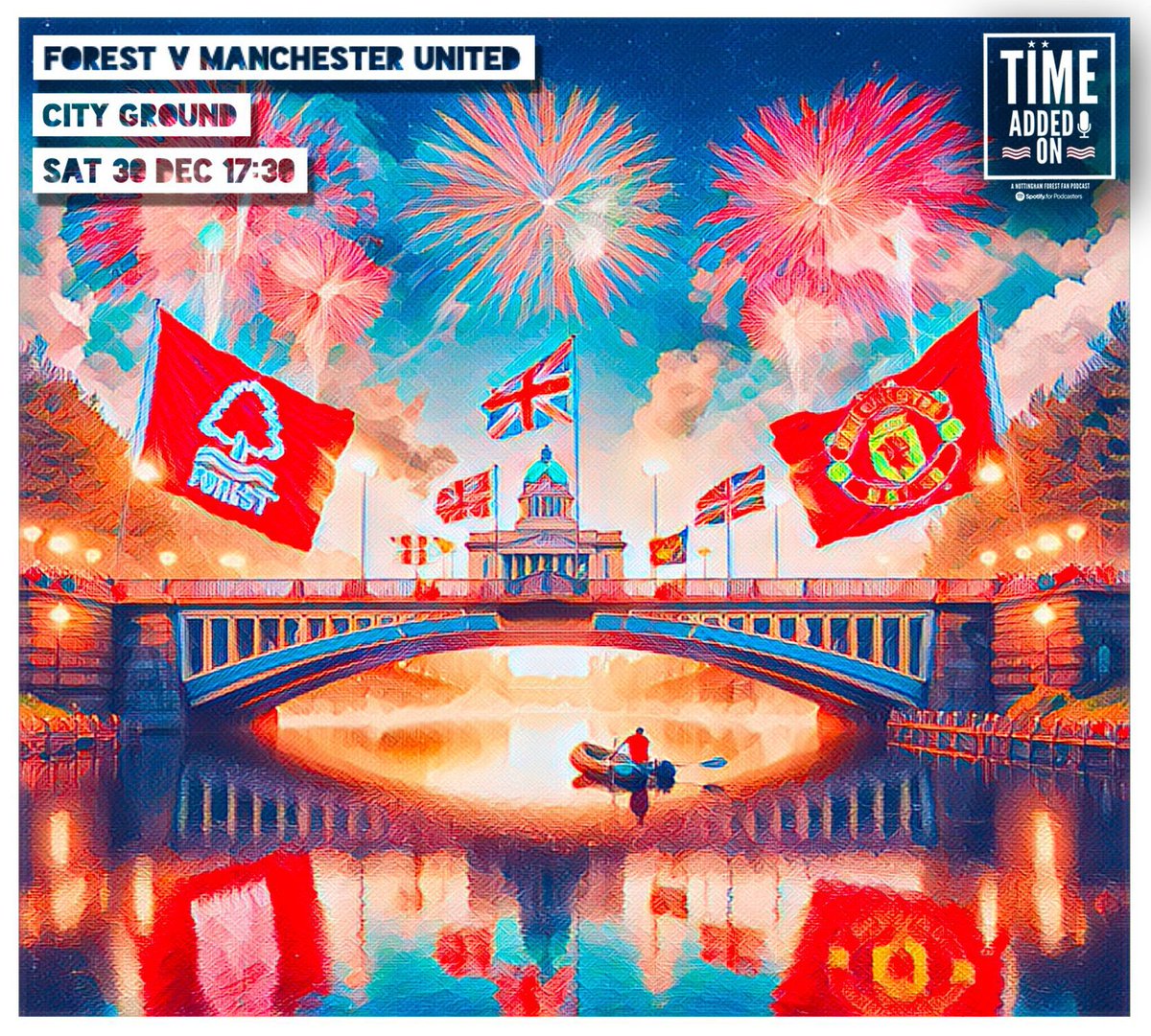 TimeAddedOnPod's tweet image. Whose excited for this one?! Let’s end the year in a high #nffc