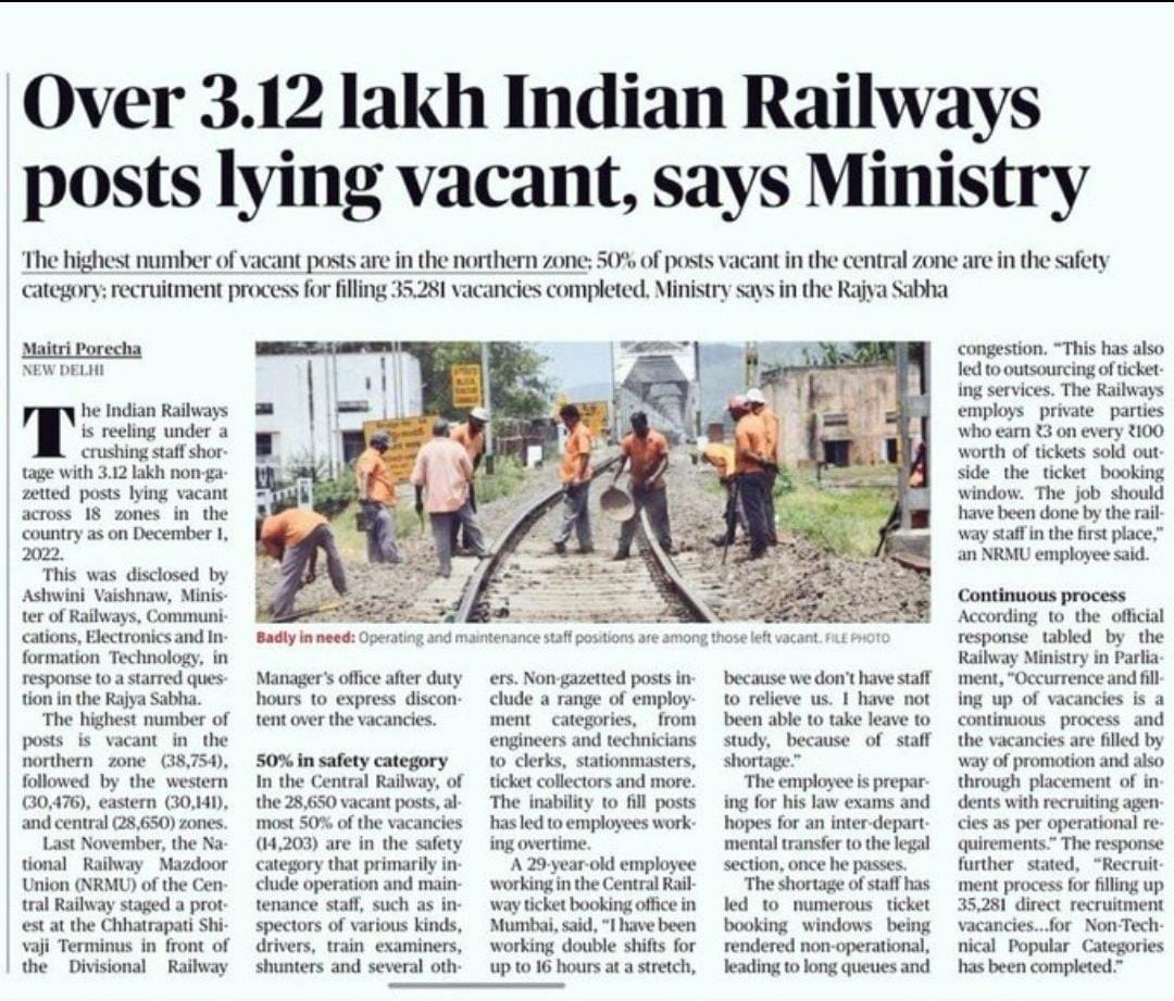 We want job in indian Railway.
#ModiJi_Railway_Bharti_Do