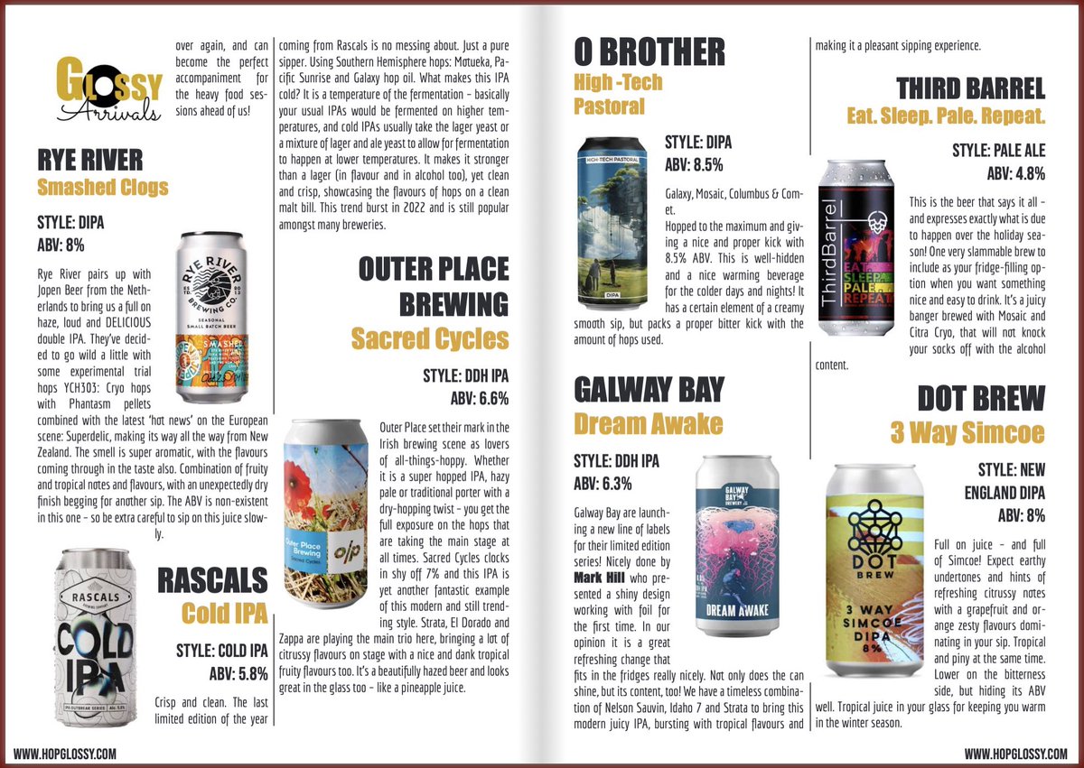 HopGlossy's tweet photo. GLOSSY ARRIVALS || BREAK FROM THE DARKNESS

It is the season of dark beers, but there are some excellent releases to give us a little break from them!
Read about them in the latest Hop Glossy 🔥

https://t.co/L275NPBzr5 https://t.co/lVfp2YlaGd