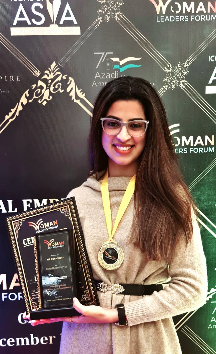 Disha_Babla's tweet photo. 💫 Awarded as 𝐖𝐨𝐦𝐚𝐧 𝐌𝐞𝐧𝐭𝐨𝐫 𝐨𝐟 𝐭𝐡𝐞 𝐘𝐞𝐚𝐫 💫 https://t.co/SjEc7nP5T1