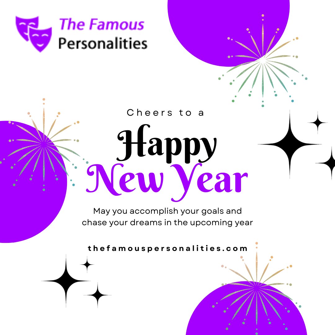Happy New Year! May your journey through the New Year be filled with love, peace, and happiness. #HappyNewYear #newyear #newyear2024 Visit - thefamouspersonalities.com